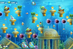 Game stage page design vector