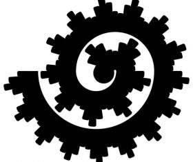 Geometric figures rolled paper vector