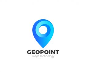 Geopoint logo vector