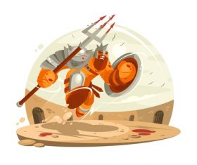 Gladiator vector