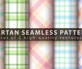 Green and blue tartan seamless pattern vector