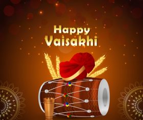 Happy vasant panchami illustration vector