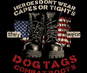 Heroes dont wear capes or tights vector