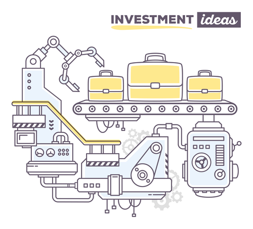 Investment ideas business concept vector