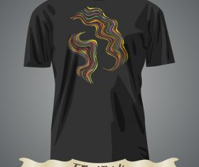 Line abstract t-shirts prints design vector