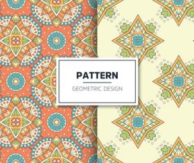 Mandala pattern seamless background design vector