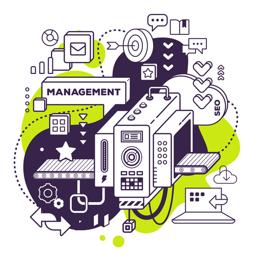 Mechanism business concept vector