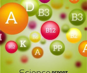 Medical poster vector template