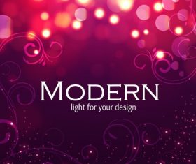 Modern light abstract background vector