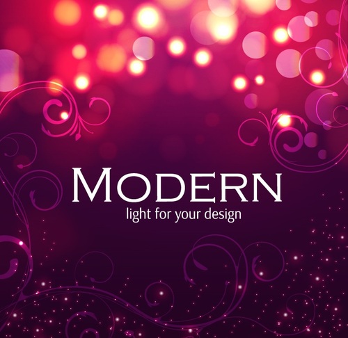 Modern light abstract background vector
