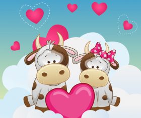 Our love illustration vector