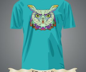 Owl T-Shirts prints design vector