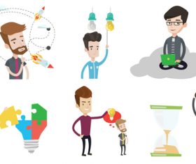 People cartoon illustration vector