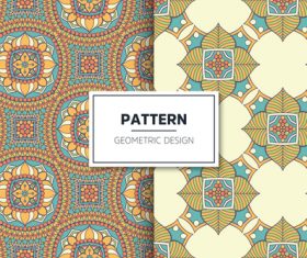 Pretty flower pattern seamless background design vector