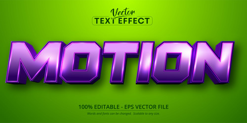 Purple editable text effect vector on green background