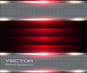 Red and silver background vector