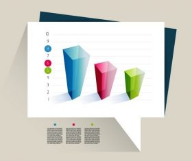 Sample text infographic vector