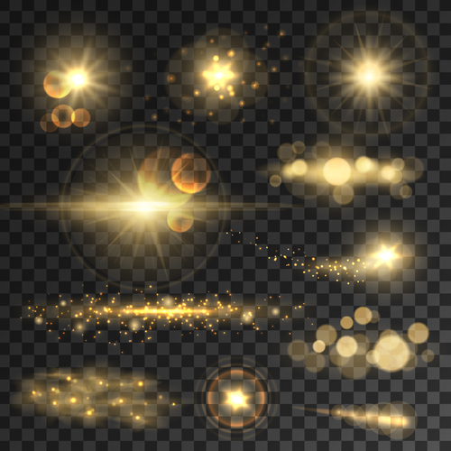 Sparkling glare background vector