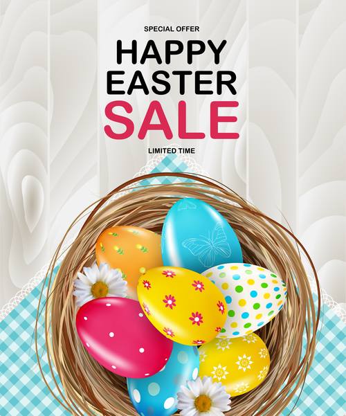 Special offer easter sale vector