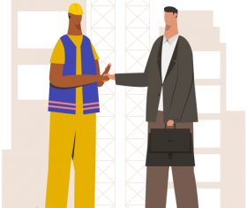 Successful project negotiations illustration vector