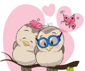 Sweet cartoon illustration vector