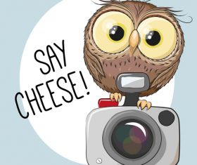 Taking photo cartoon illustration vector