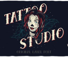 Tattoo illustration vector