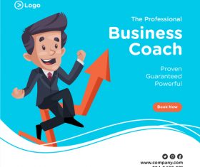 Upward trend cartoon illustration vector