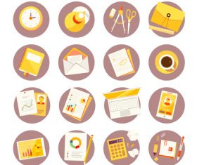 Utensils label vector