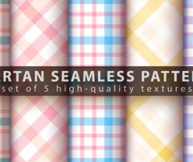 Warm colors tartan seamless pattern vector