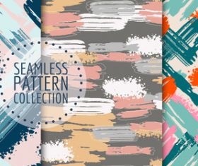 Watercolor doodle hand drawn seamless pattern vector