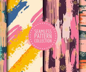 Watercolor hand drawn seamless pattern vector