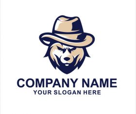 Wolf head logo vector