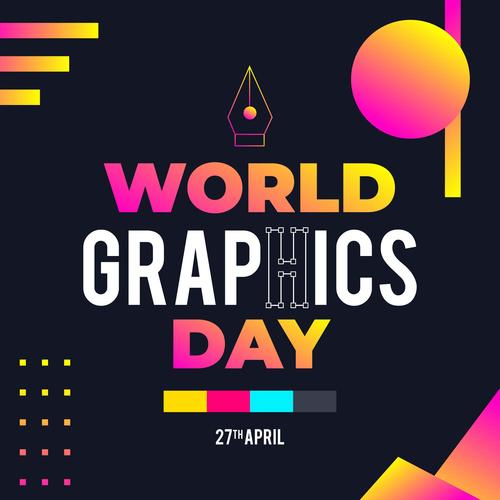 World Graphic day vector