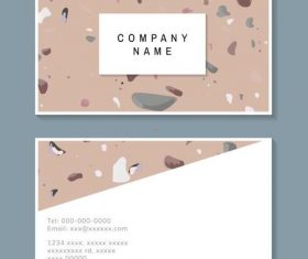 Abstract background business card vector