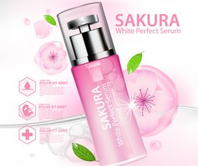 Best female beauty essence vector