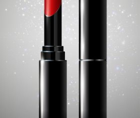 Brand lipstick vector