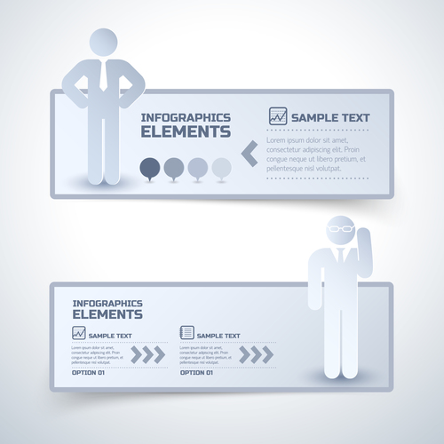Business Infographics elements vector