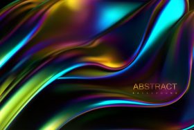 Colorful liquid abstract background vector