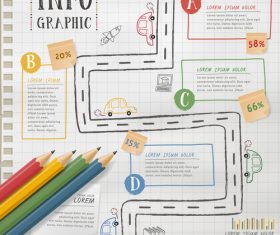 Competition infographic concept vector