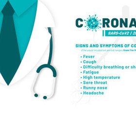 Coronavirus harms you and me vecto