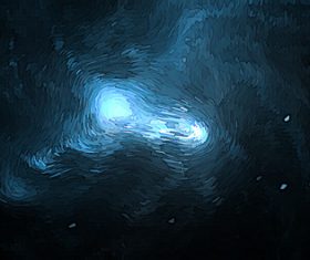 Dark and light Post-Impressionist backgrounds vector