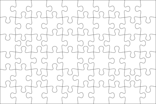 Design puzzle templates vector