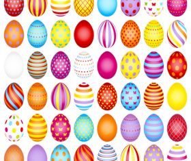 Easter painted background vector
