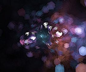 Exaggerated post-Impressionist backgrounds vector