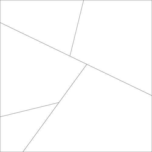 Geometric rectangle puzzles vector