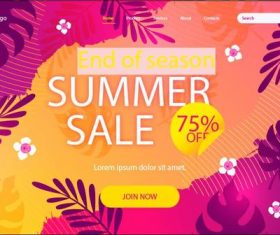 Half price sale flyer vector