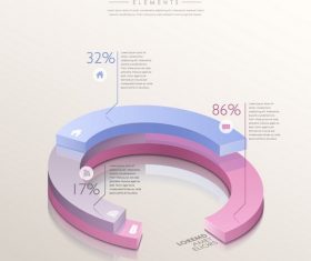 Horseshoe analysis infographic vector