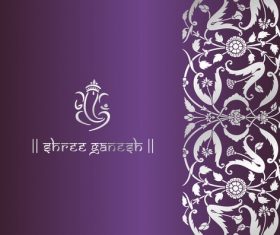 Indian ornaments pattern vector