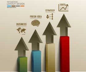 Infographic layout design vector